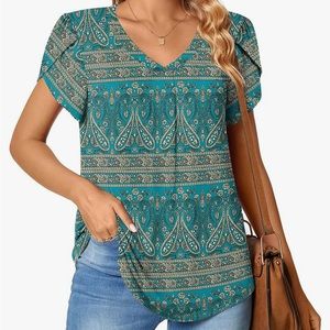 Bestbee Petal Sleeve Top